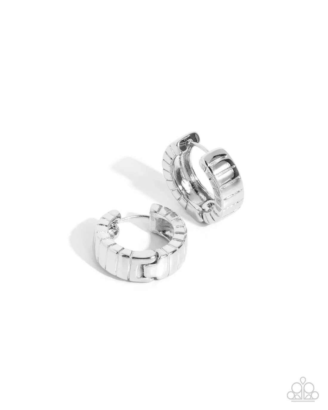 BOLD Up! - Silver ♥ Earrings