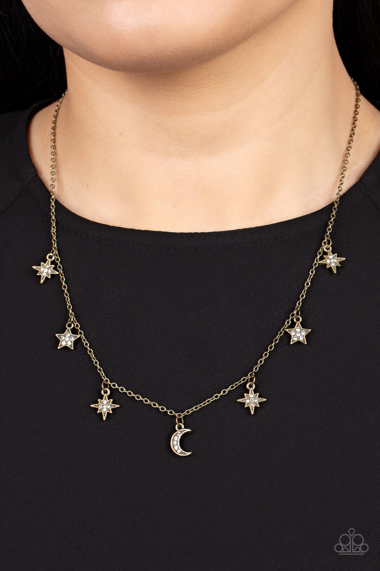 Cosmic Runway - Brass ♥ Necklace