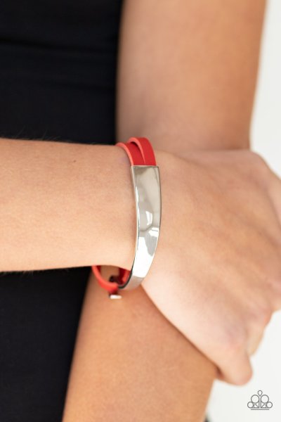 A Notch Above The Rest - Red ♥ Bracelet