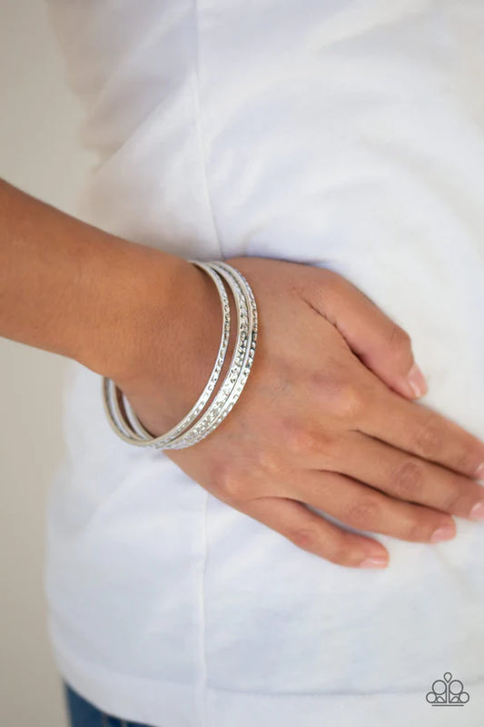 Casually Couture - Silver ♥ Bracelet