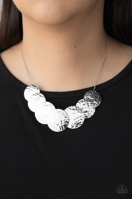 RADIAL Waves - Silver ♥ Necklace