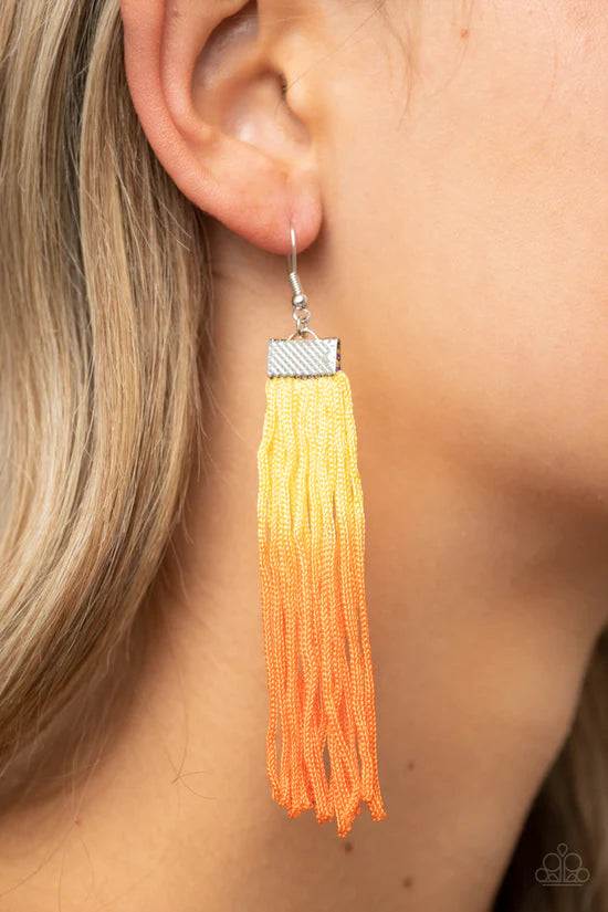 Dual Immersion - Yellow ♥ Earrings