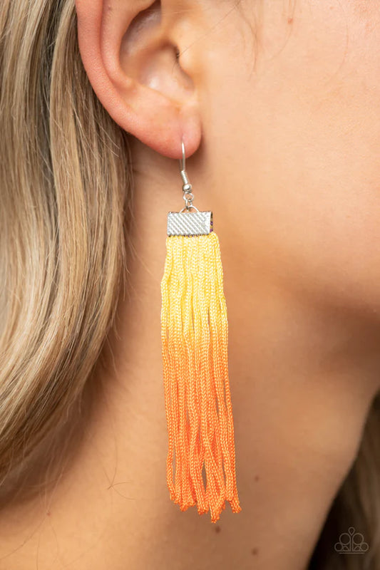 Dual Immersion - Yellow ♥ Earrings