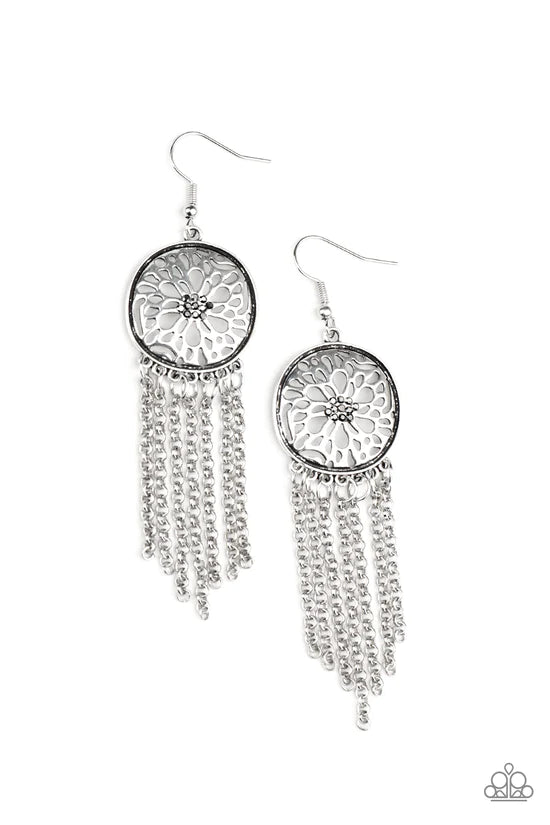 Blissfully Botanical - Silver ♥ Earrings