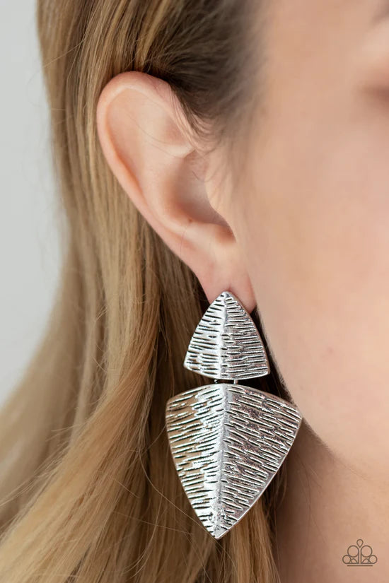 PRIMAL Factors - Silver ♥ Post Earrings