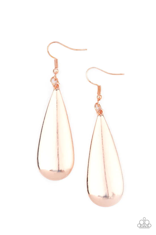 The Drop Off - Rose Gold ♥ Earrings