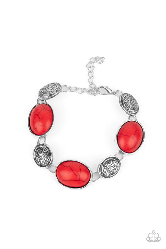 Cactus Country - Red ♥ Bracelet