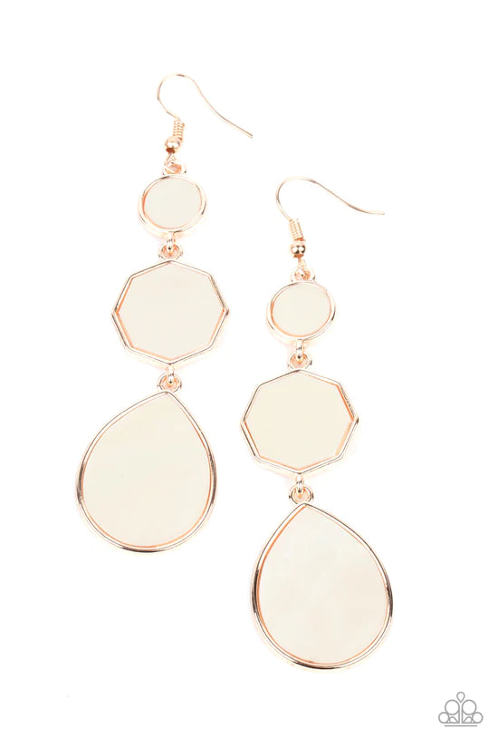 Progressively Posh - Rose Gold ♥ Earrings