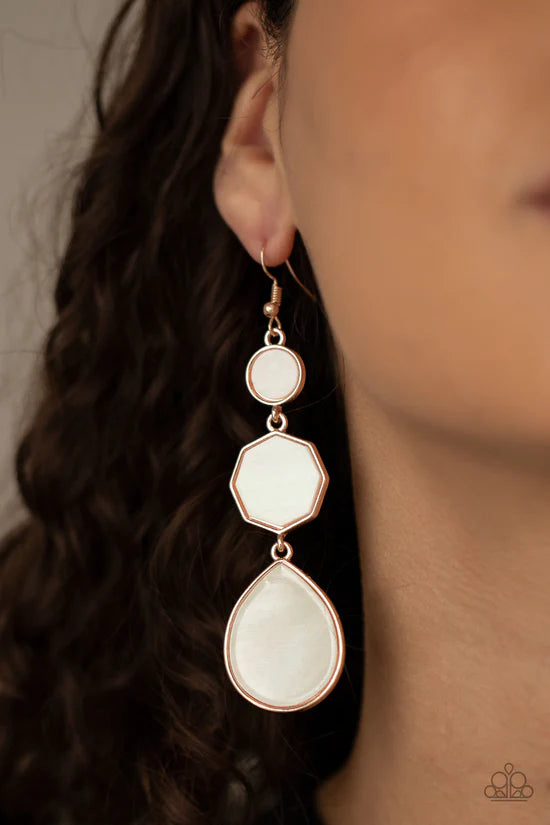 Progressively Posh - Rose Gold ♥ Earrings