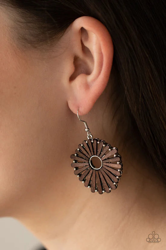 SPOKE Too Soon - Brown ♥ Earrings