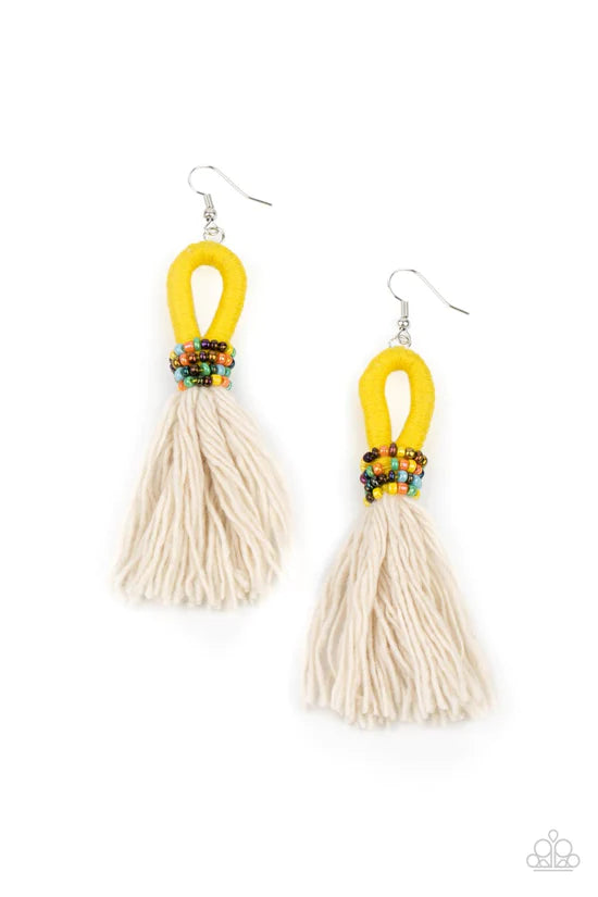 The Dustup - Yellow ♥ Earrings