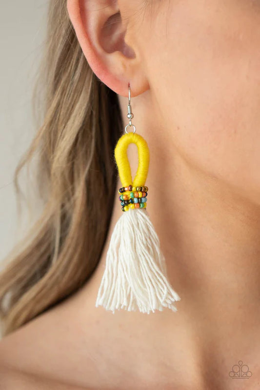 The Dustup - Yellow ♥ Earrings