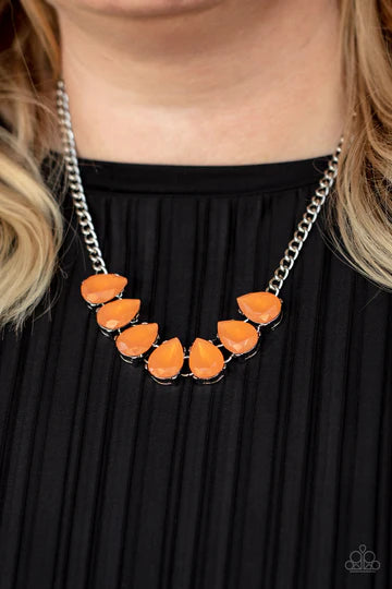 Above The Clouds - Orange ♥ Necklace