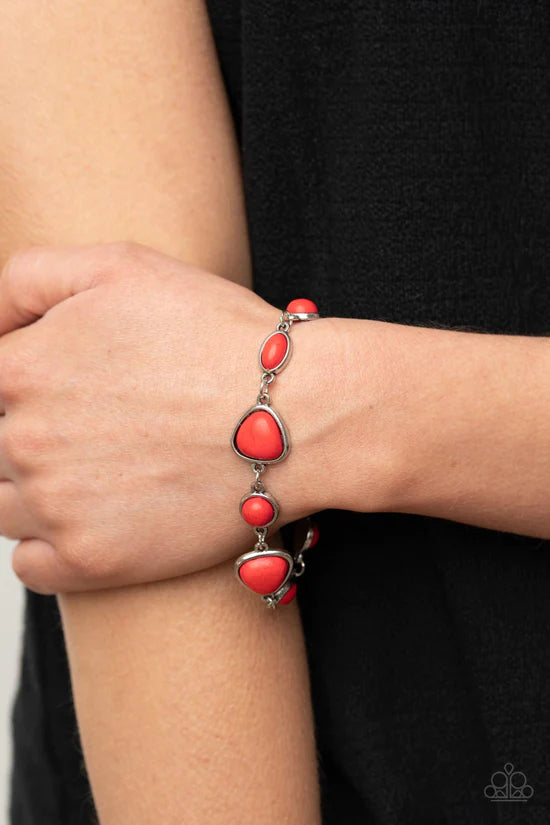 Eco-Friendly Fashionista - Red ♥ Bracelet