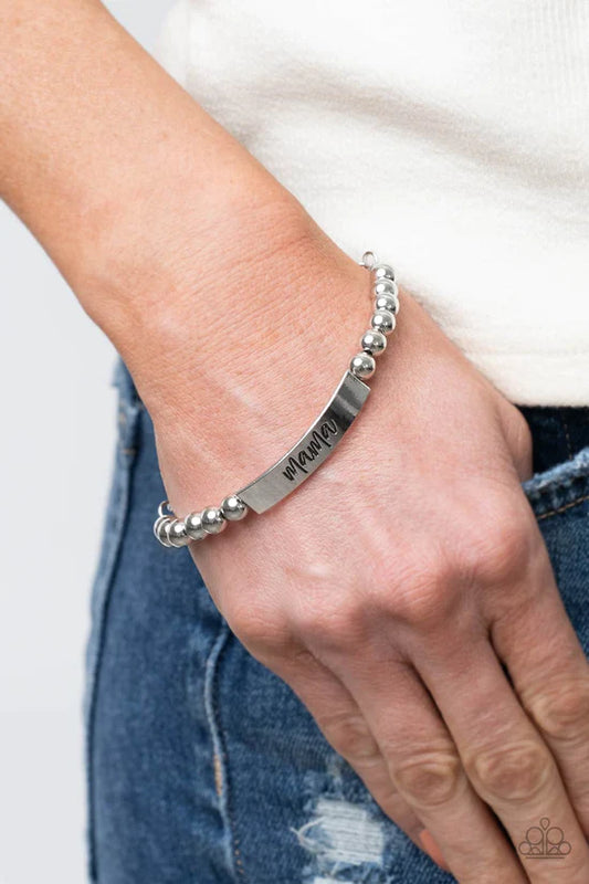 Mom Squad - Silver ♥ Bracelet