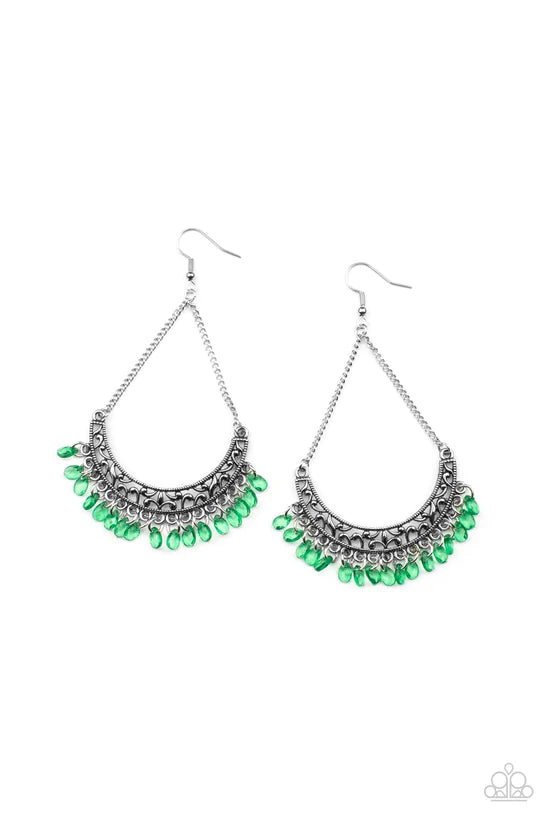 Orchard Odyssey - Green ♥ Earrings