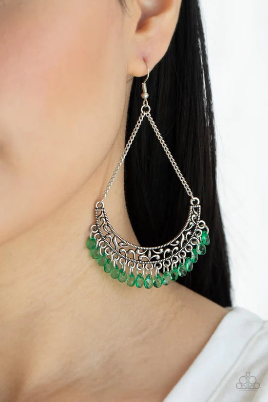 Orchard Odyssey - Green ♥ Earrings