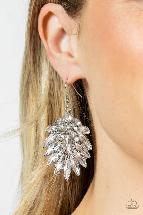 COSMIC-politan - White ♥ Earrings