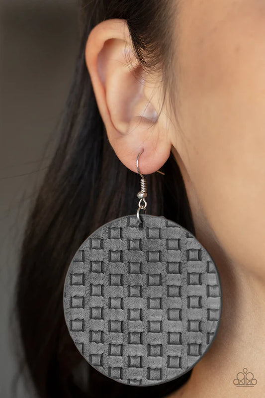 WEAVE Me Out Of It - Silver ♥ Earrings