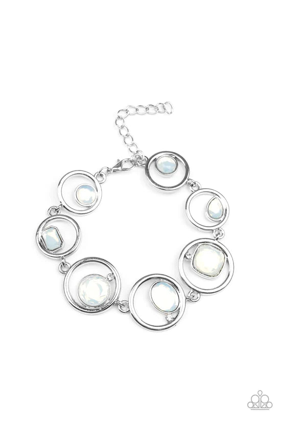 Date Night Drama - White ♥ Bracelet