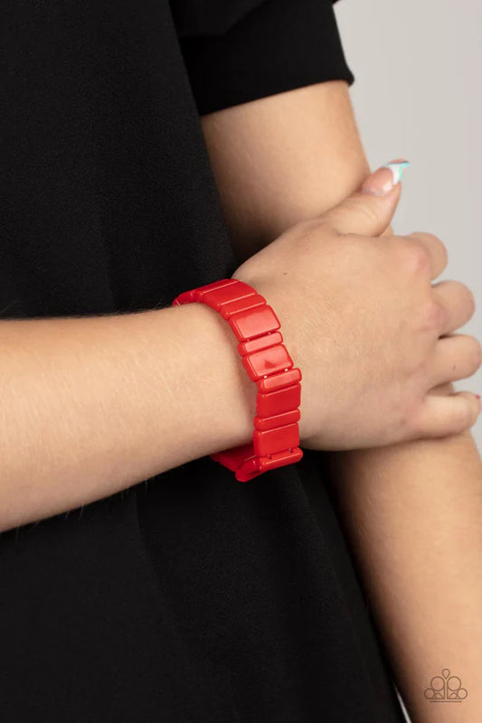 In Plain SIGHTSEER - Red ♥ Bracelet