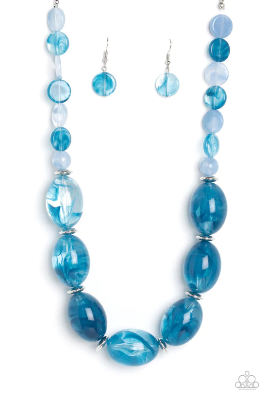 Belle of the Beach - Blue ♥ Necklace