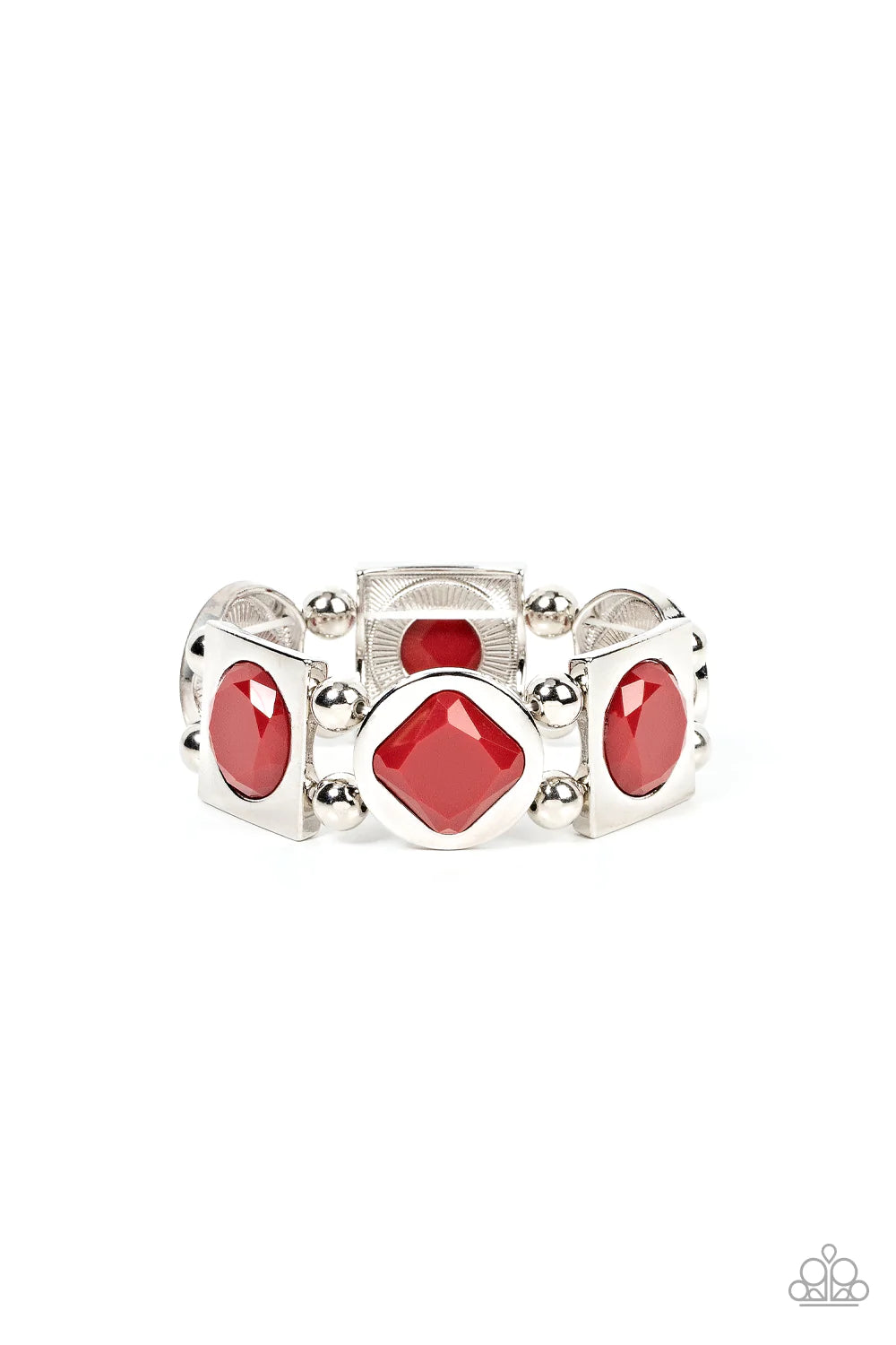 Asymmetrical A-Lister - Red ♥ Bracelet