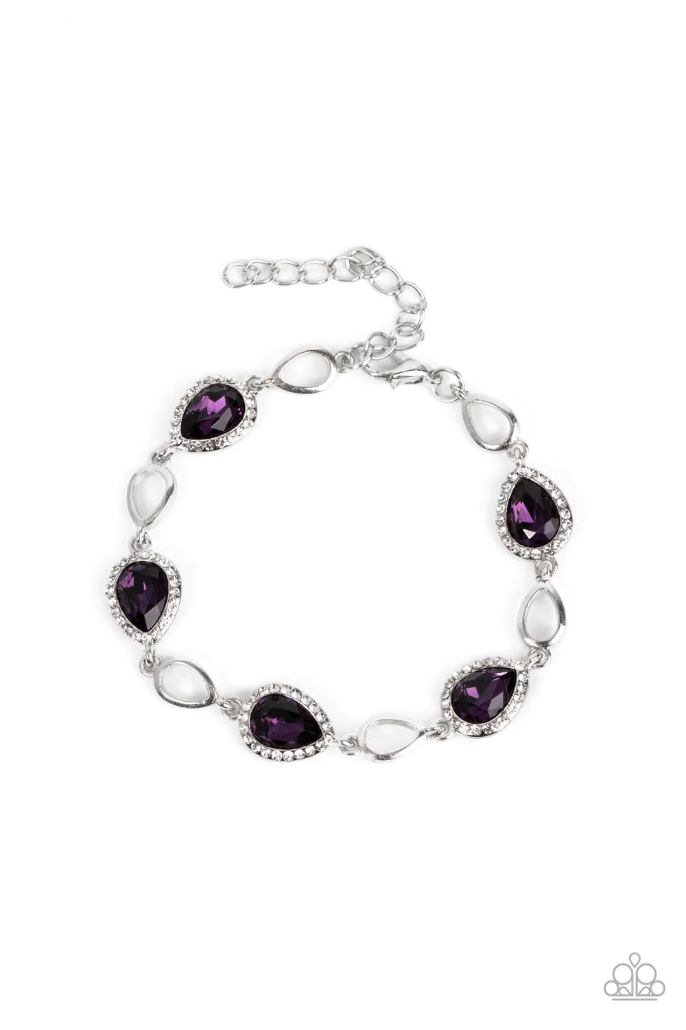 Timelessly Teary - Purple ♥ Bracelet