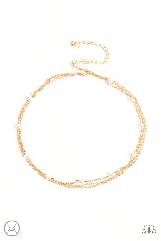 Daintily Dapper - Gold ♥ Necklace