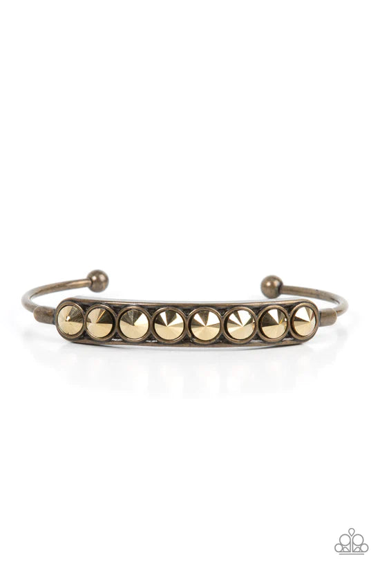 Vertigo Views - Brass ♥ Bracelet