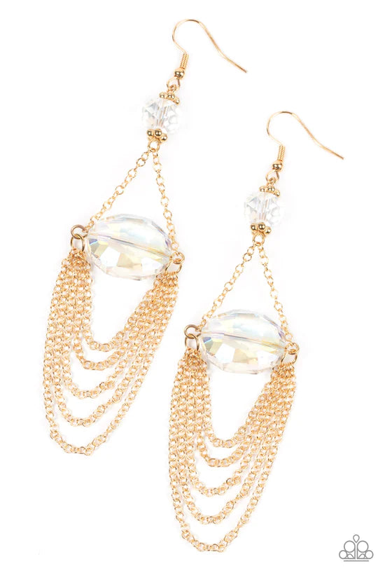 Ethereally Extravagant - Gold ♥ Earrings