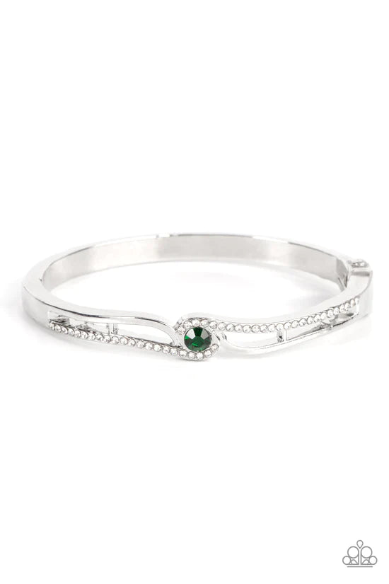 Top-Shelf Shimmer - Green ♥ Bracelet