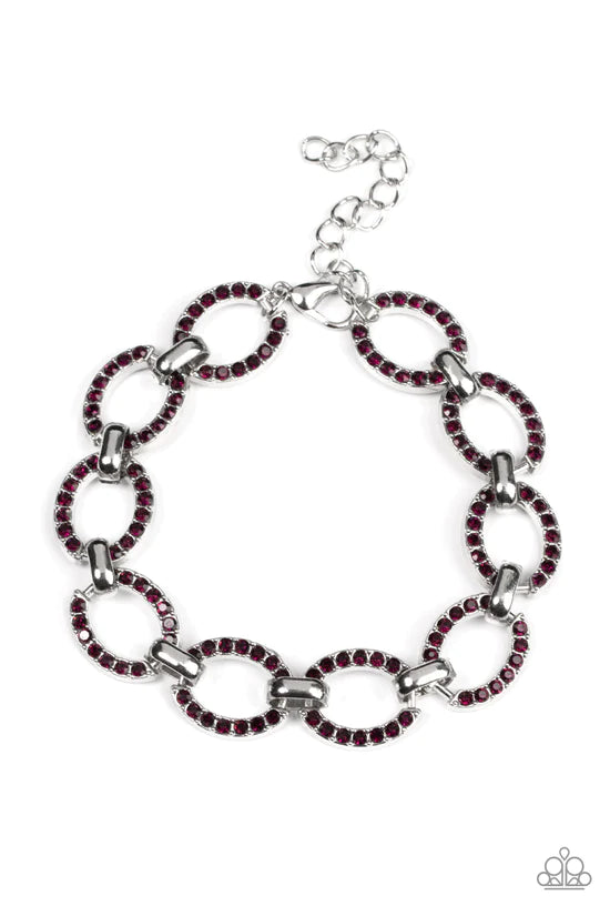 Date Night Debonair - Purple ♥ Bracelet