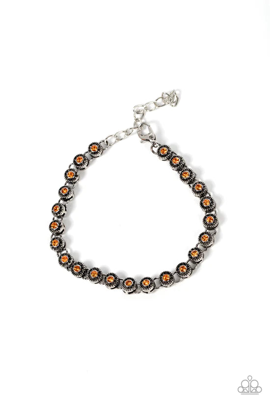 Charm School Shimmer - Orange ♥ Bracelet