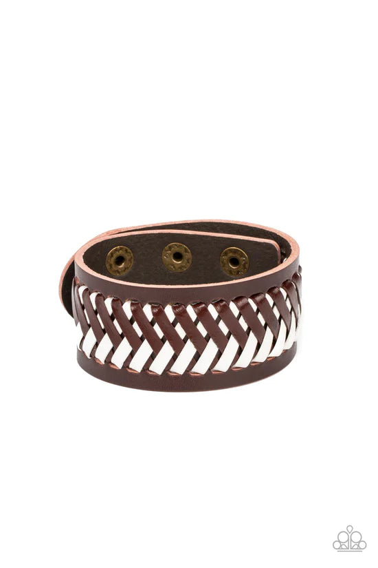 Punk Rocker Road - Brown ♥ Bracelet