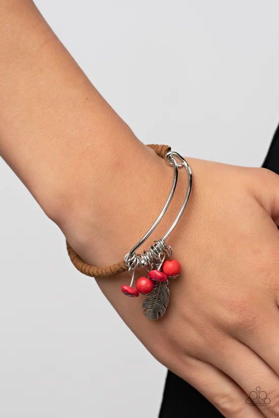 Running a-FOWL - Red ♥ Bracelet