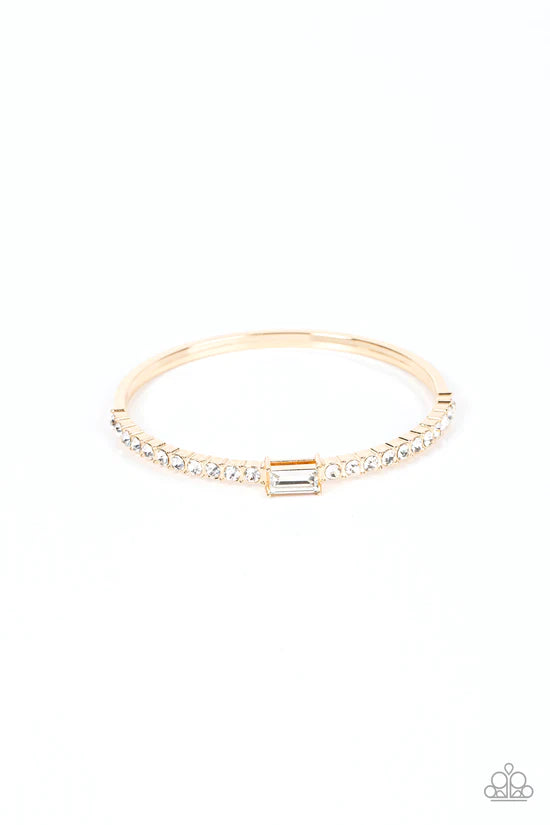 Party Crashing Couture - Gold ♥ Bracelet