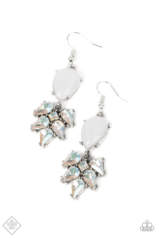 Ethereal Effervescence - White ♥ Earrings