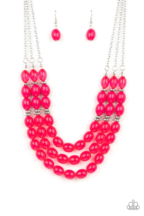 Coastal Cruise - Pink ♥ Necklace