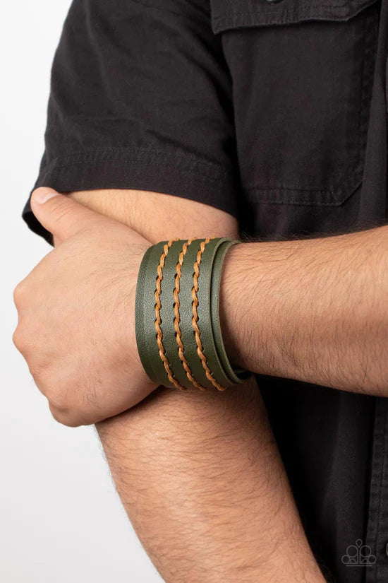 Paparazzi ♥ Real Ranchero - Green ♥ Bracelet