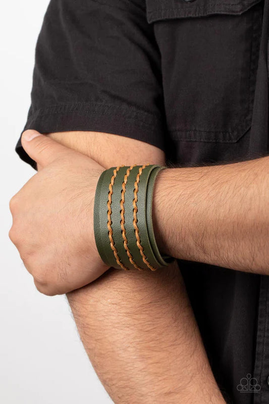 Paparazzi ♥ Real Ranchero - Green ♥ Bracelet