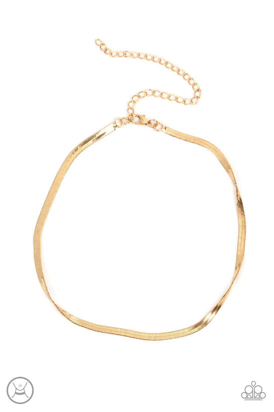 In No Time Flat - Gold ♥ Necklace