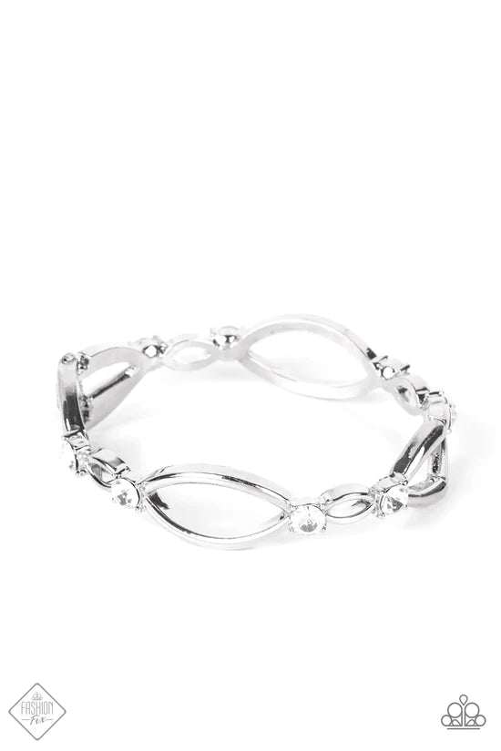 Interwoven Illusion - White ♥ Bracelet