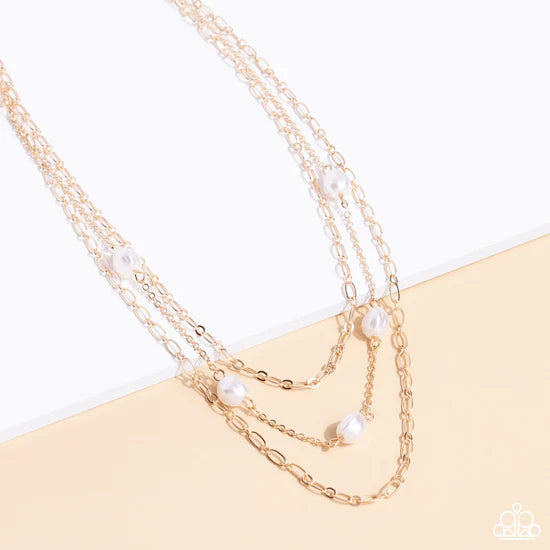 Offshore Oasis - Gold ♥ Necklace