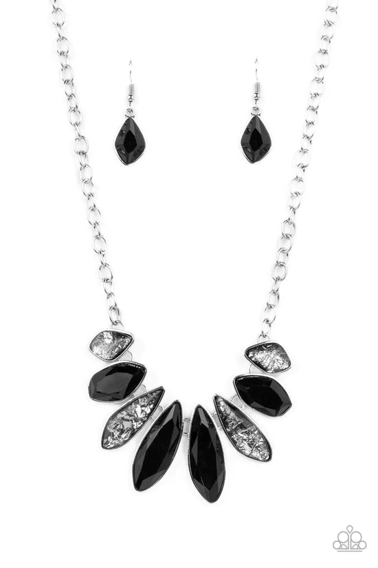 Crystallized Couture - Black ♥ Necklace