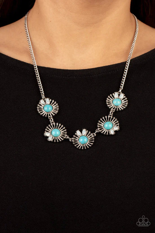 Fully Solar-Powered - Blue ♥ Necklace