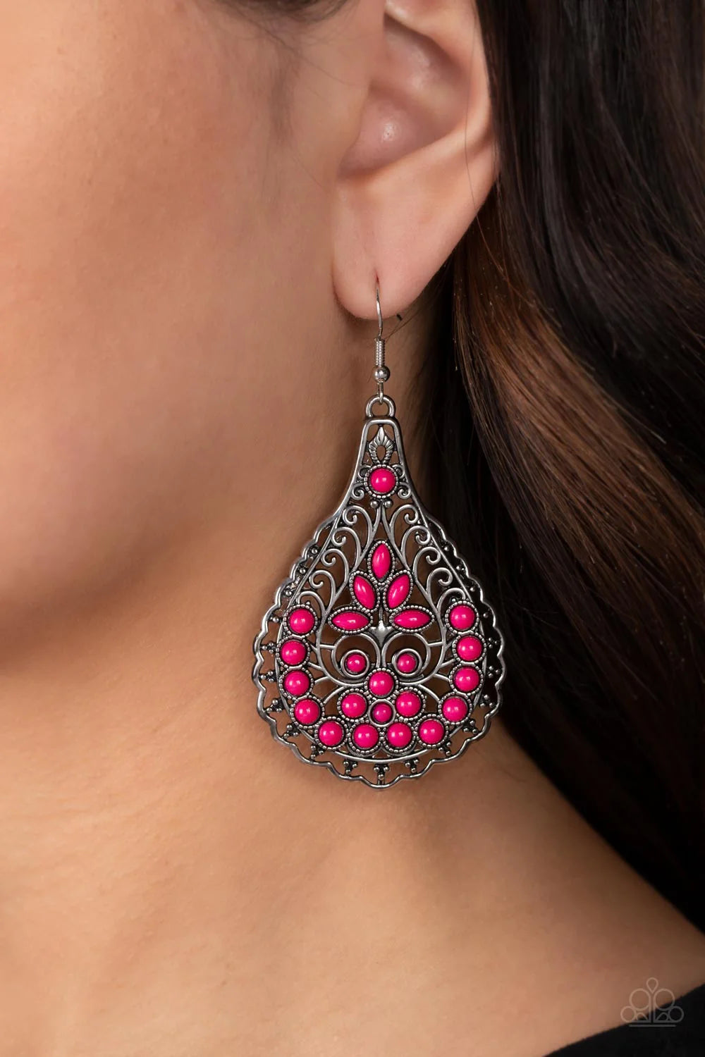 Botanical Beauty - Pink ♥ Earrings