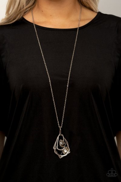 All Systems GLOW - Black ♥ Necklace