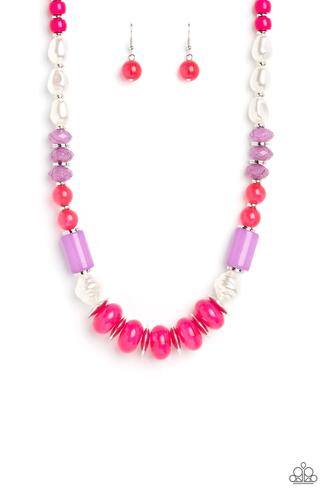 A SHEEN Slate - Pink ♥ Necklace