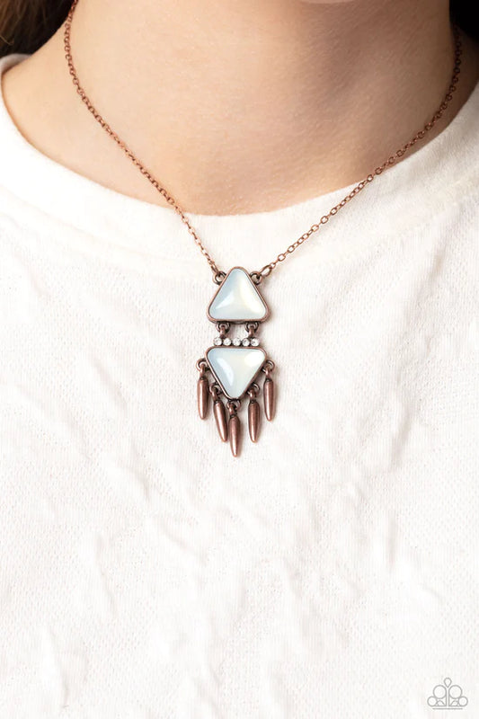 Under the FRINGE - Copper ♥ Necklace